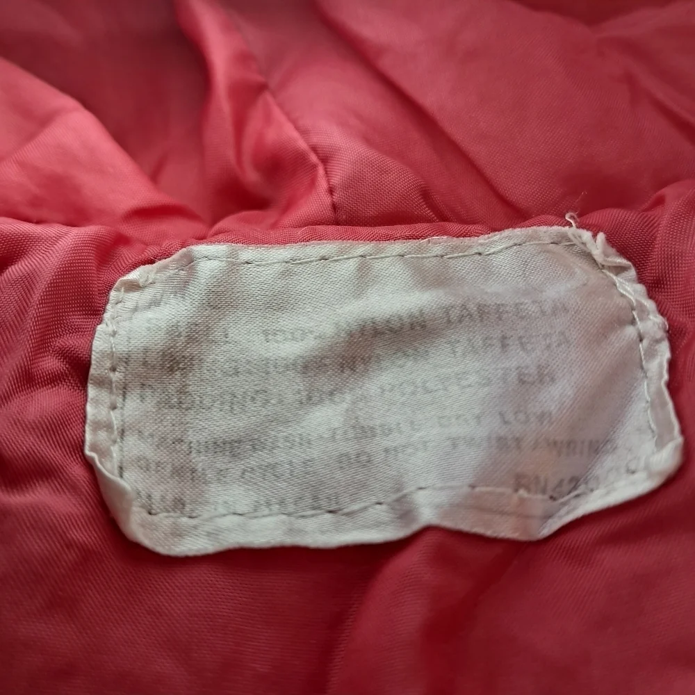 Vintage Alphabet Baby Coat Blue Size 12 Months